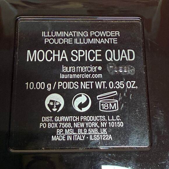 Laura Mercier Illuminating Powder Mocha Spice Quad 0.35oz - Picture 4 of 4